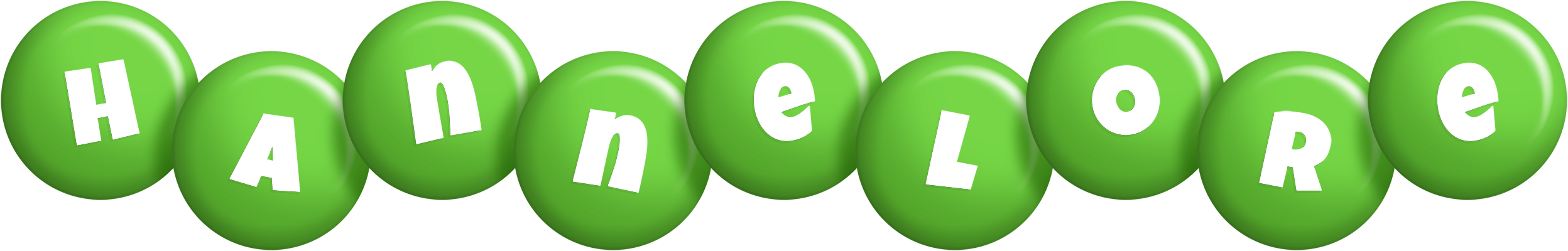 Hannelore candy-green logo