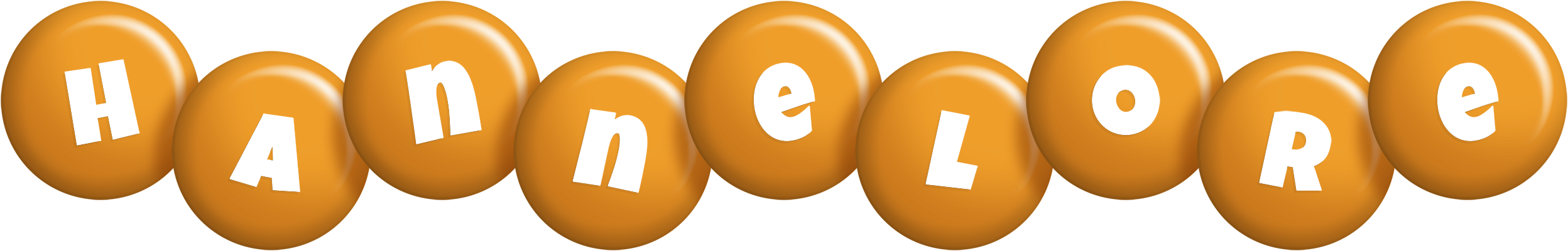 Hannelore candy-orange logo