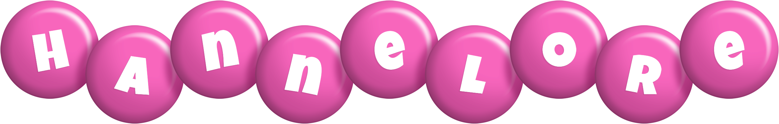 Hannelore candy-pink logo