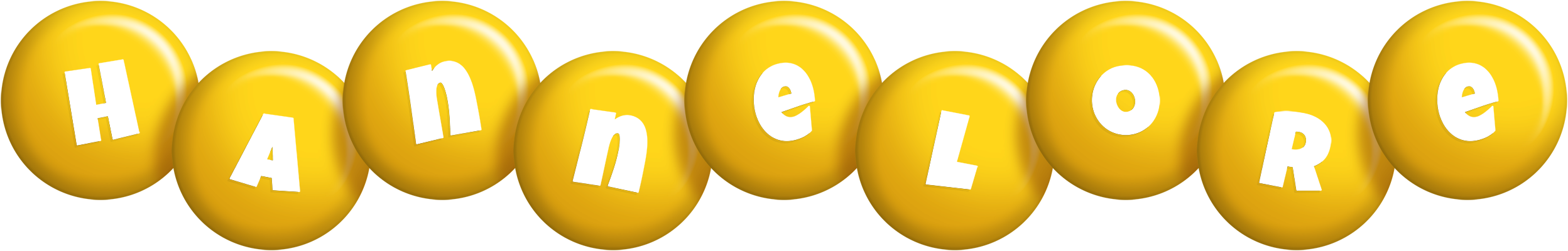 Hannelore candy-yellow logo