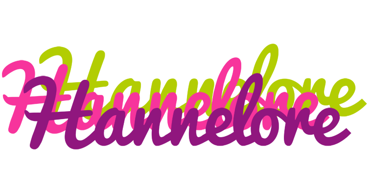 Hannelore flowers logo