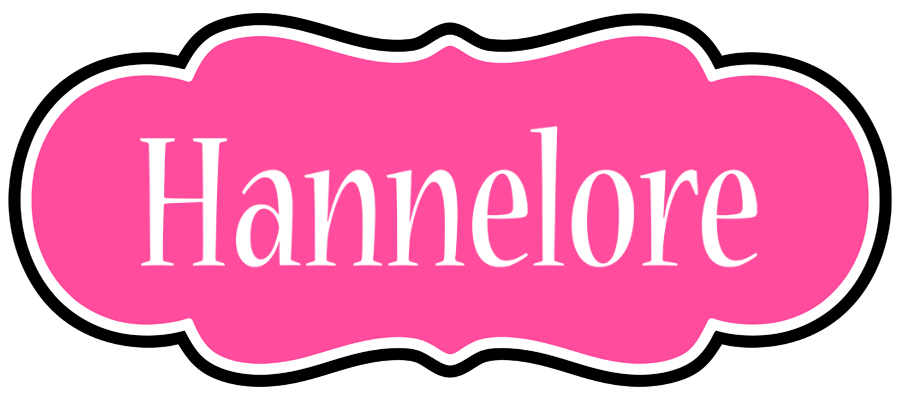 Hannelore invitation logo