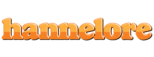 Hannelore orange logo