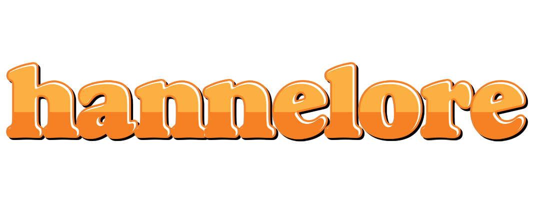 Hannelore orange logo