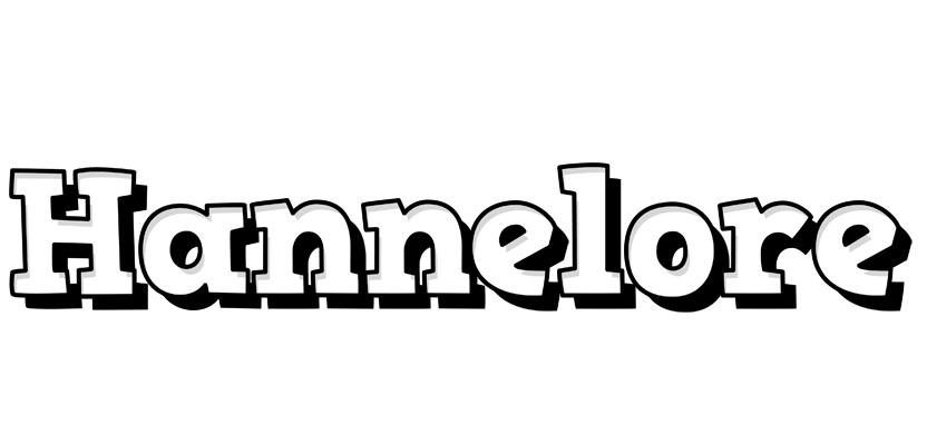 Hannelore snowing logo