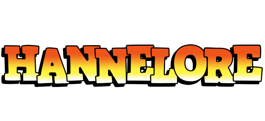Hannelore sunset logo