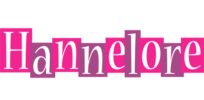 Hannelore whine logo