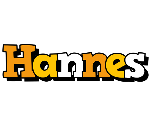 Hannes cartoon logo