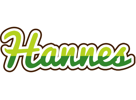 Hannes golfing logo