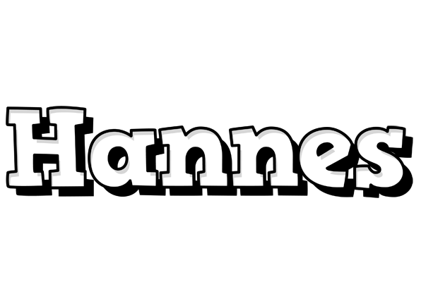 Hannes snowing logo