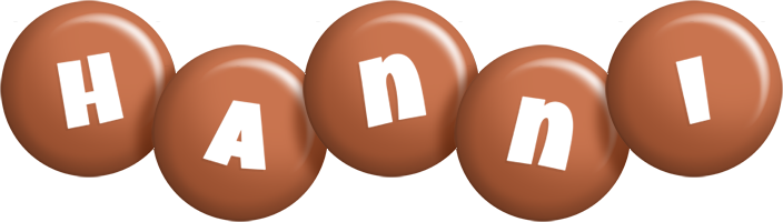 Hanni candy-brown logo