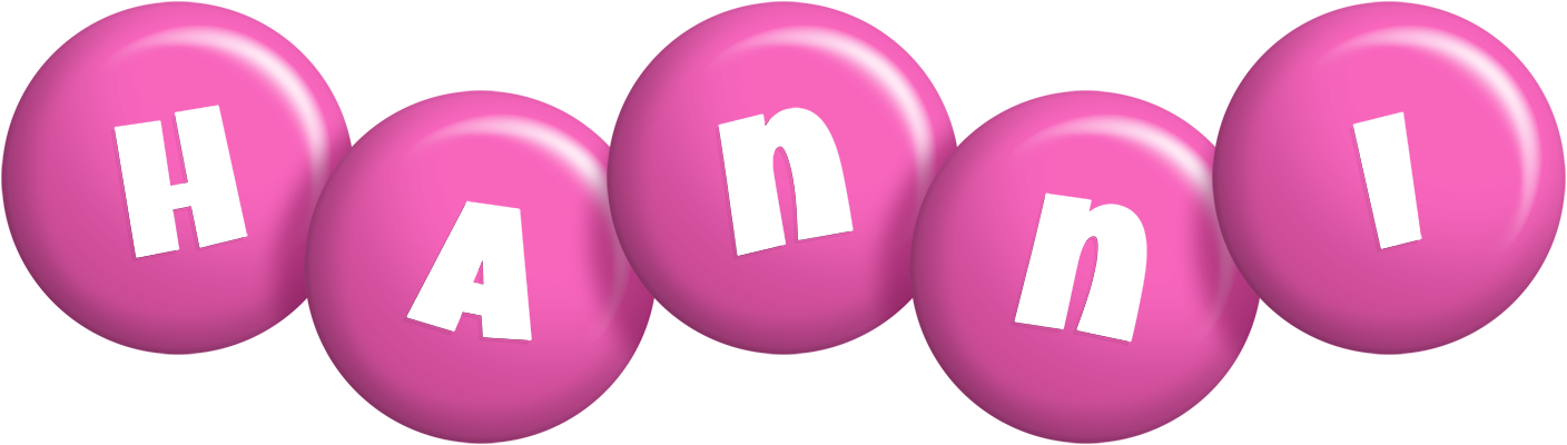Hanni candy-pink logo