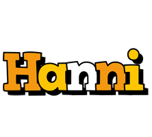 Hanni cartoon logo