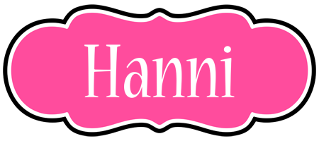 Hanni invitation logo