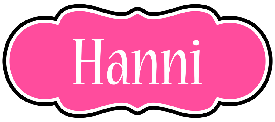 Hanni invitation logo
