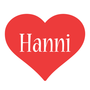 Hanni love logo