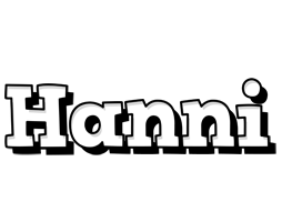 Hanni snowing logo