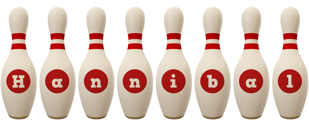 Hannibal bowling-pin logo