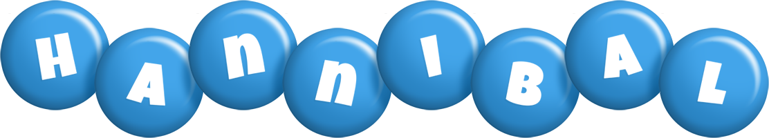 Hannibal candy-blue logo