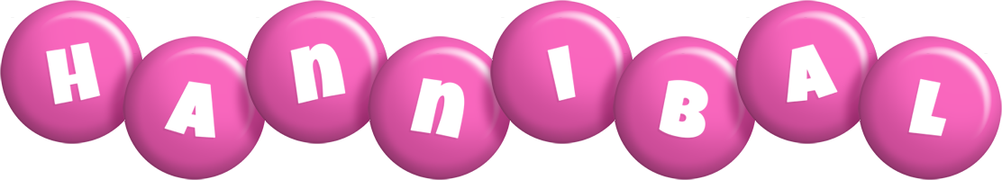 Hannibal candy-pink logo