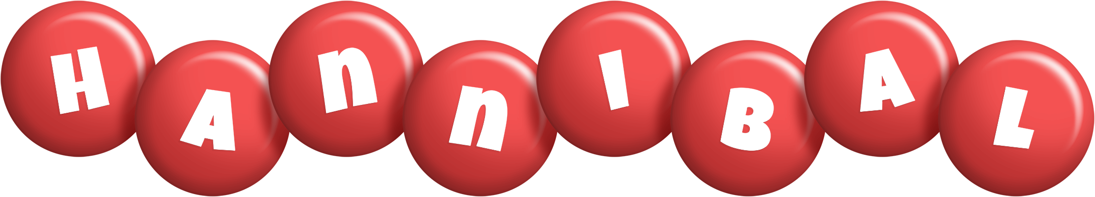 Hannibal candy-red logo