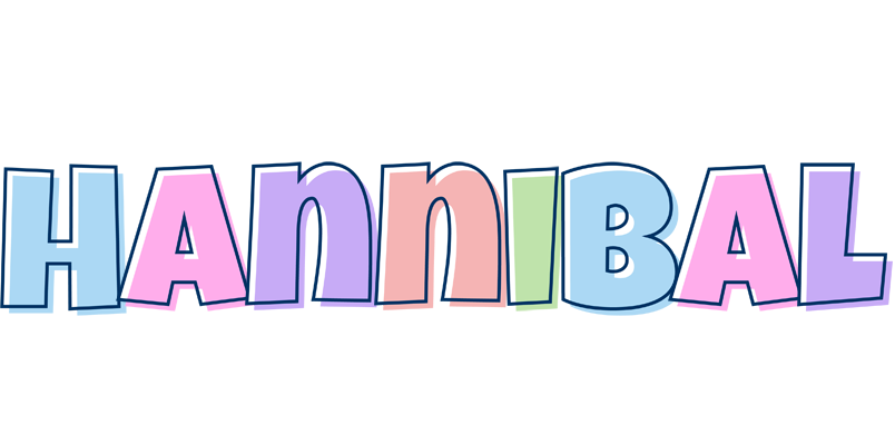 Hannibal pastel logo