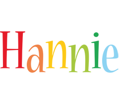 Hannie birthday logo