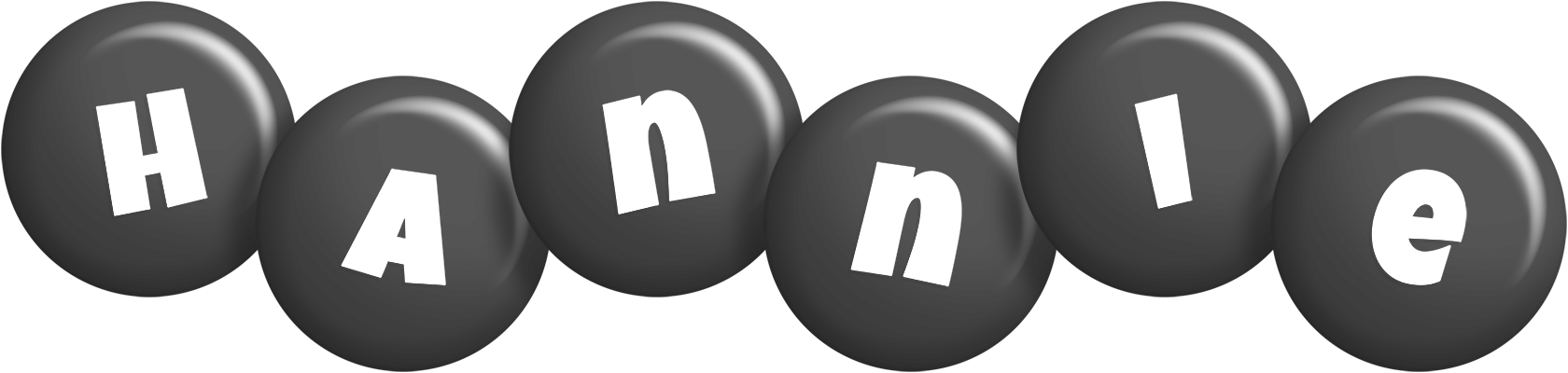 Hannie candy-black logo