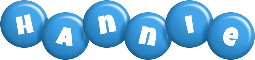 Hannie candy-blue logo