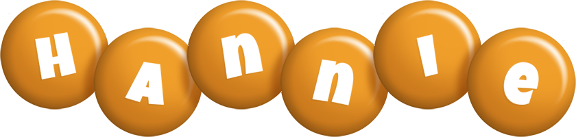 Hannie candy-orange logo