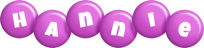 Hannie candy-purple logo