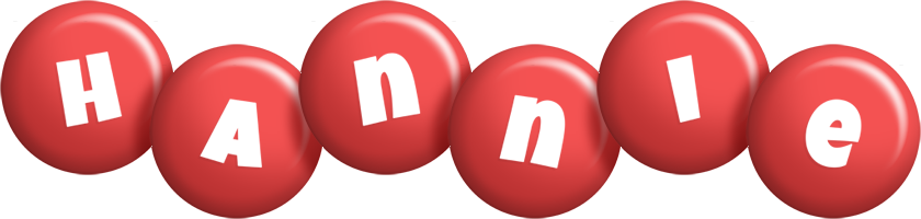 Hannie candy-red logo