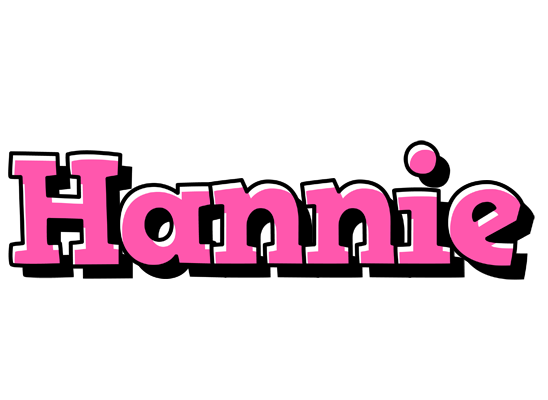 Hannie girlish logo