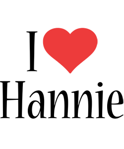 Hannie i-love logo