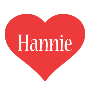 Hannie love logo