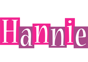 Hannie whine logo
