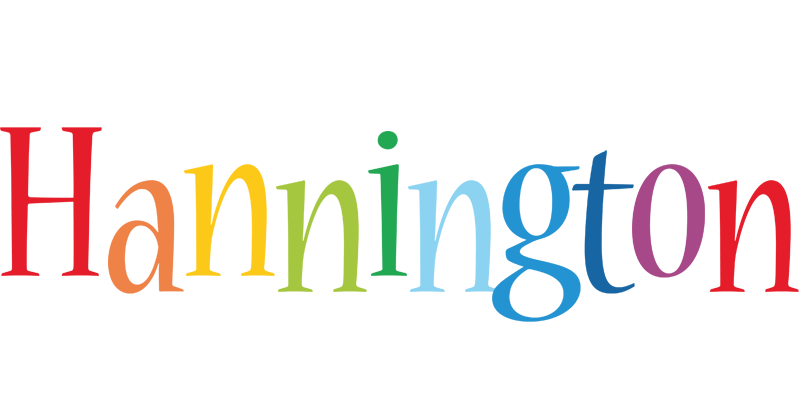 Hannington birthday logo