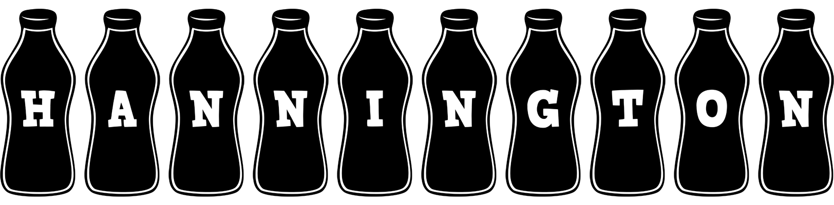 Hannington bottle logo