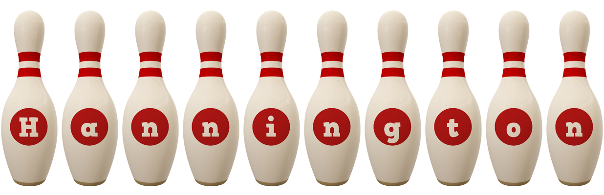 Hannington bowling-pin logo