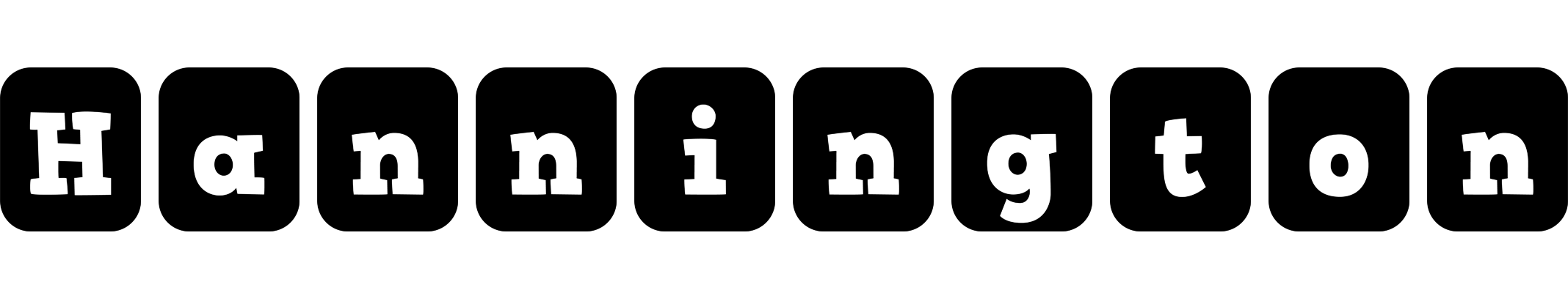 Hannington box logo