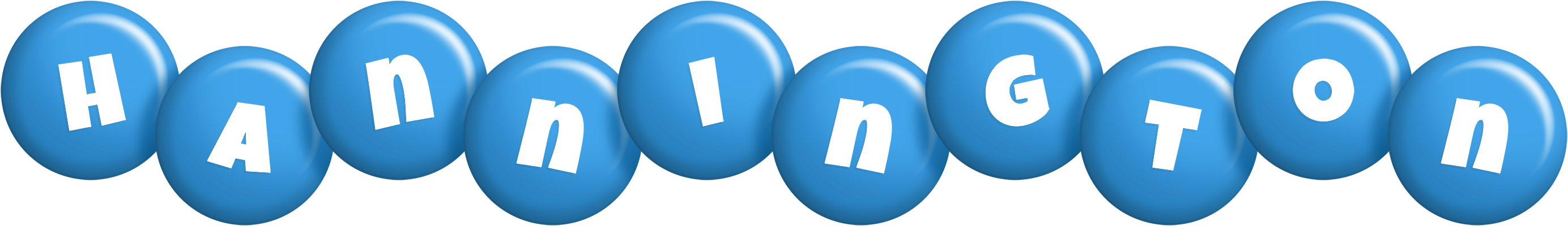 Hannington candy-blue logo