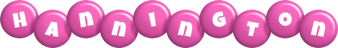 Hannington candy-pink logo