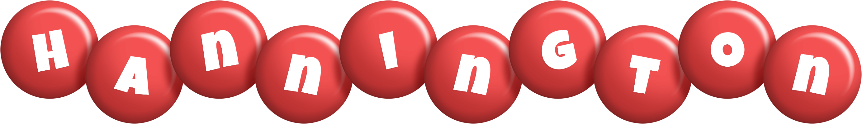 Hannington candy-red logo