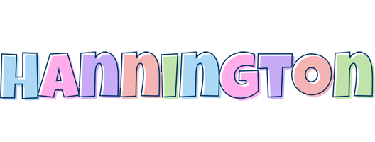 Hannington pastel logo