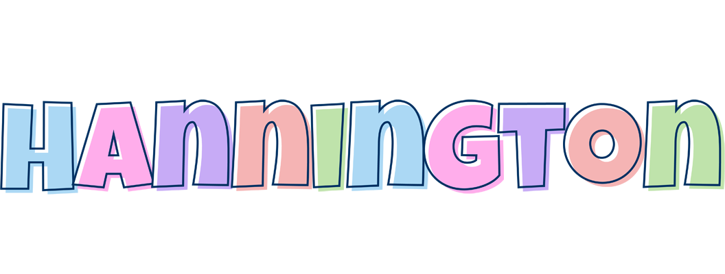 Hannington pastel logo