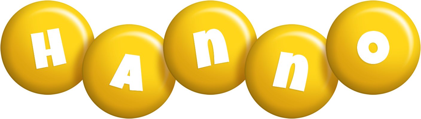 Hanno candy-yellow logo