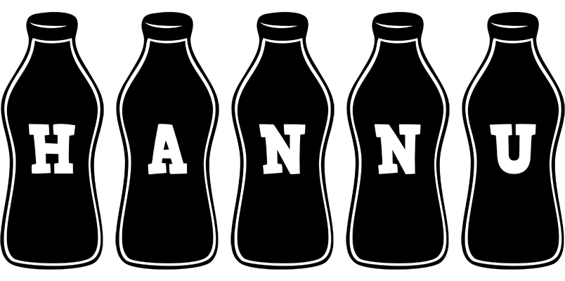 Hannu bottle logo