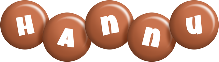 Hannu candy-brown logo
