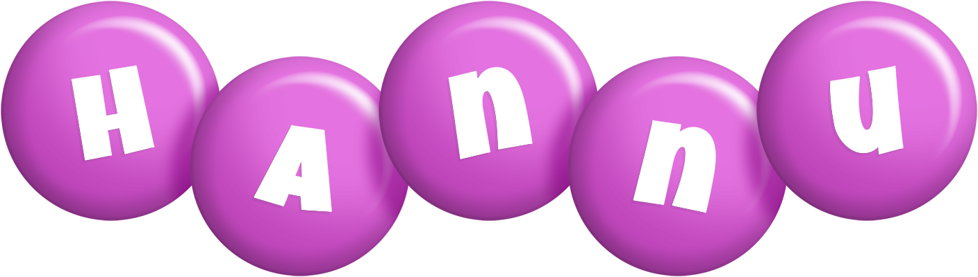 Hannu candy-purple logo