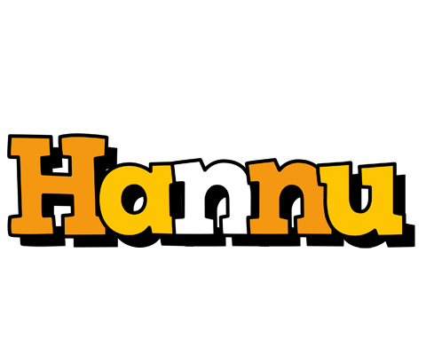Hannu cartoon logo